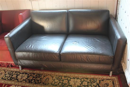 2 seat leather sofa